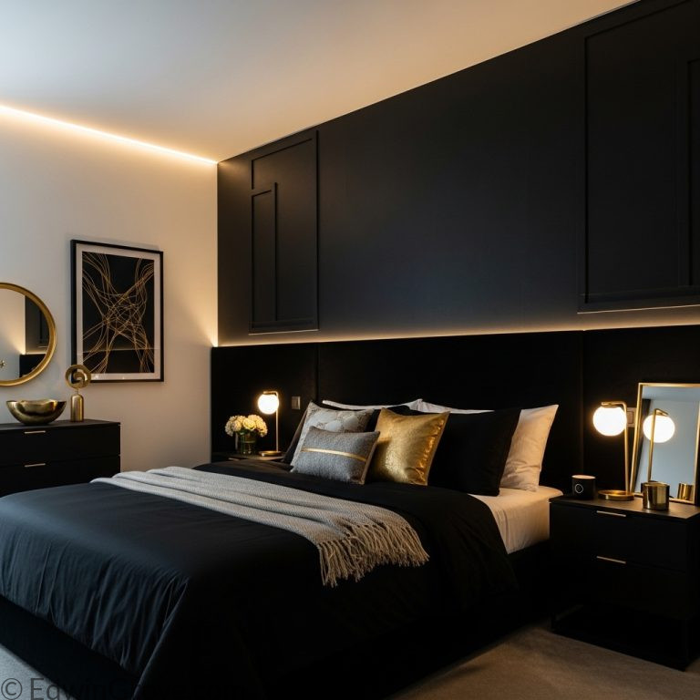 black bedroom design ideas
