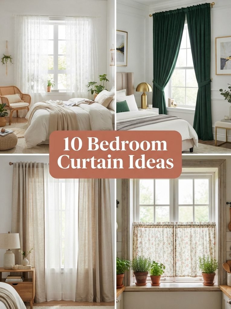 10 Bedroom Curtain Ideas